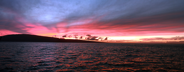 Sunset over Lanai