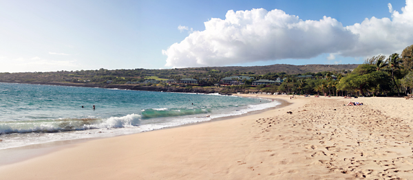 Four Sesons beach at Manele Bay