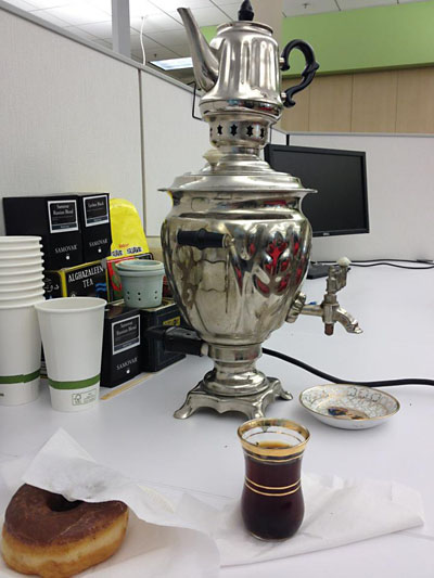 Samovar tea gets brewed here - drop by for a cuppa you wont forget!