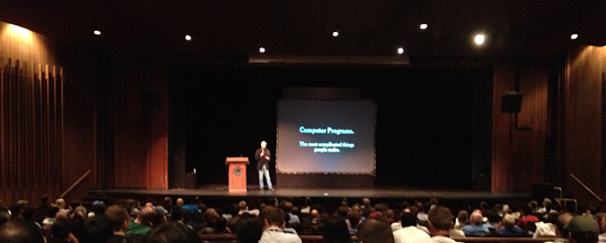 Douglas Crockford - Computer Programs = The most complicated things people make. 