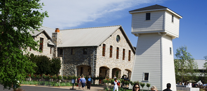 Main entrance to Silver Oak