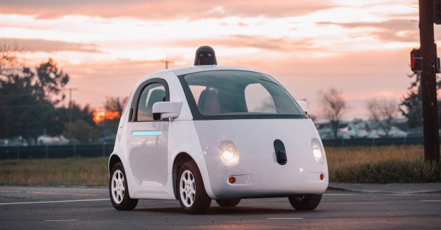 A roundabout with a stop sign? Confused? So was this Cute Google Self-Driving Car. Enjoy this video!